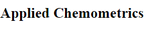 The Chemometrics Toolbox